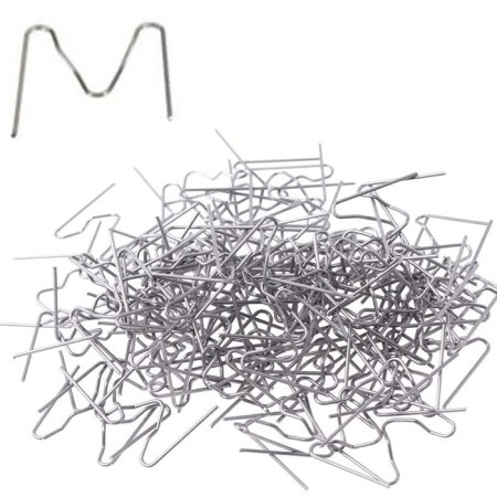 0.6mm Pinzatrice Graffette Saldatura Unghie Plastica Saldatore Kit 500pz acciaio