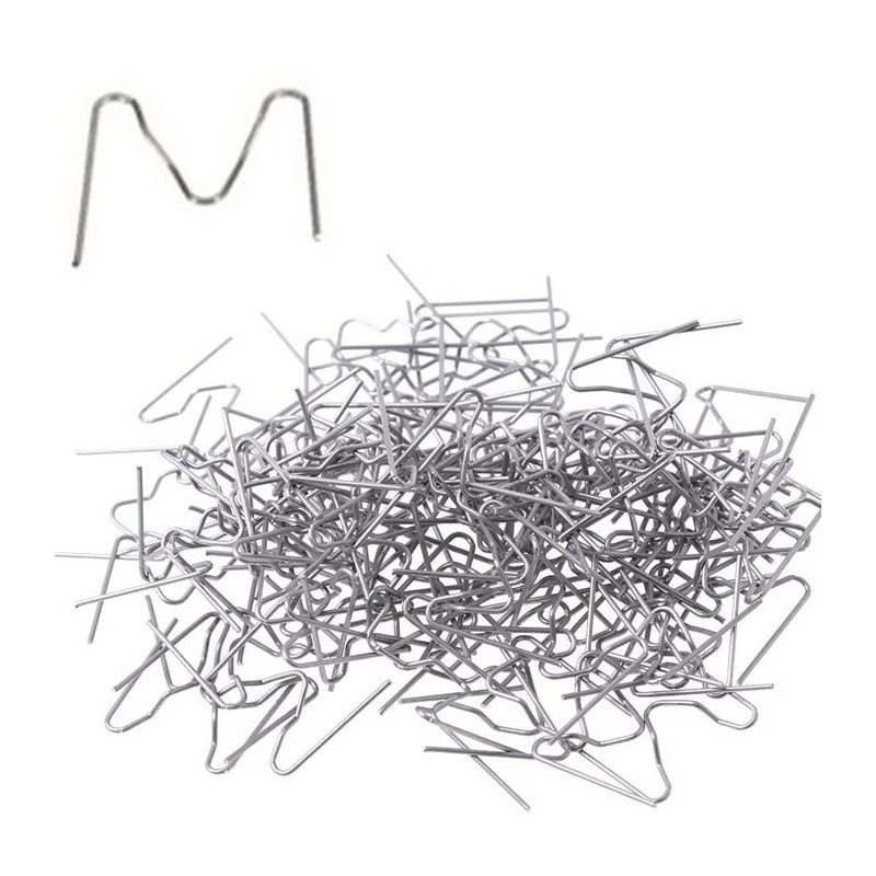 0.6mm Pinzatrice Graffette Saldatura Unghie Plastica Saldatore Kit 500pz acciaio