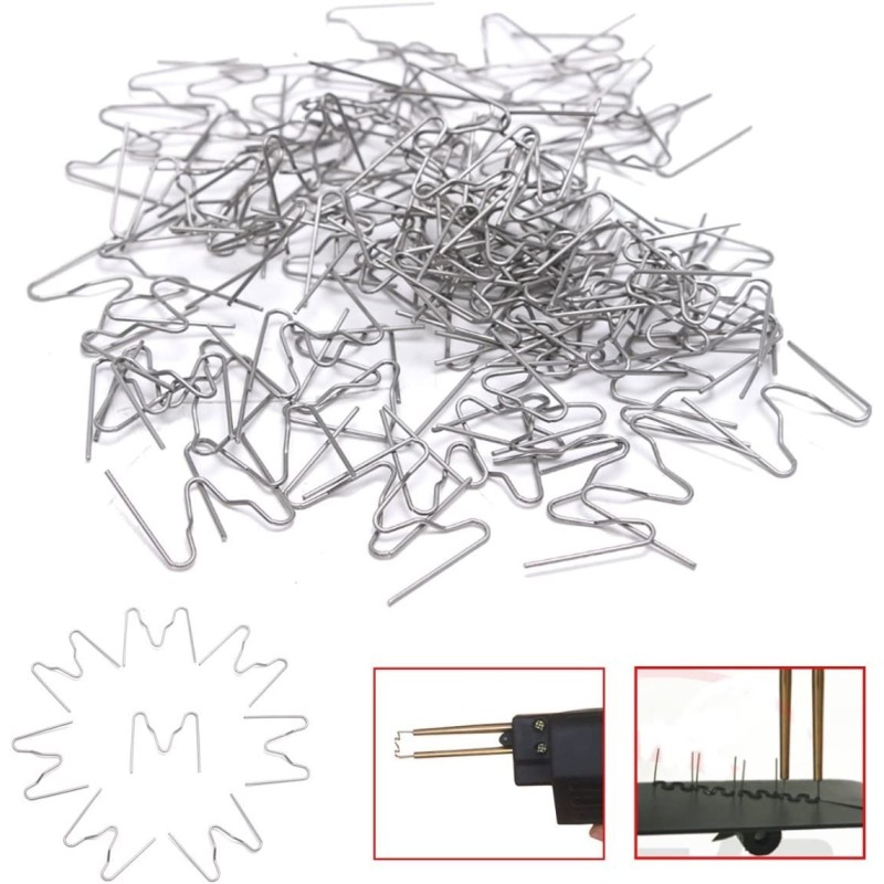 Generico 0.6mm Pinzatrice Graffette Saldatura Unghie Plastica Salda...
