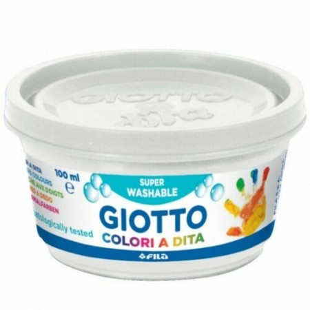 Colori a dita Giotto in barattoli 6 da 100ml tempere confezione colori assortiti