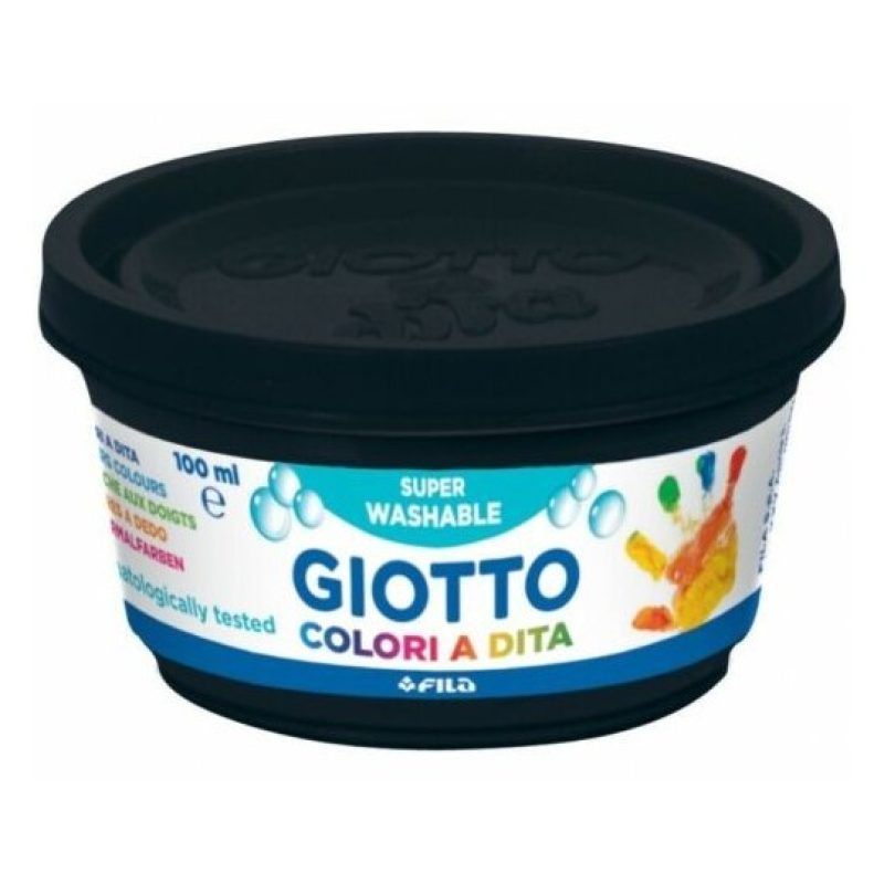 Giotto Colori a dita Giotto in barattoli 6 da 100ml tempere confezi...