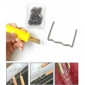 0.8mm Pinzatrice Graffette Saldatura Unghie Plastica Saldatore Kit 500pz piatte
