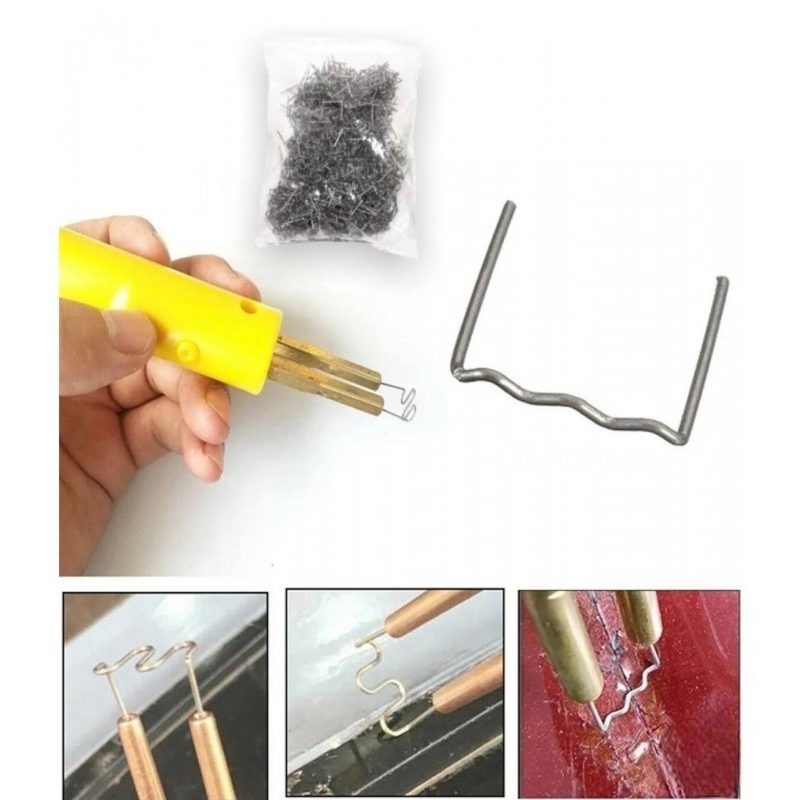 Generico 0.8mm Pinzatrice Graffette Saldatura Unghie Plastica Salda...