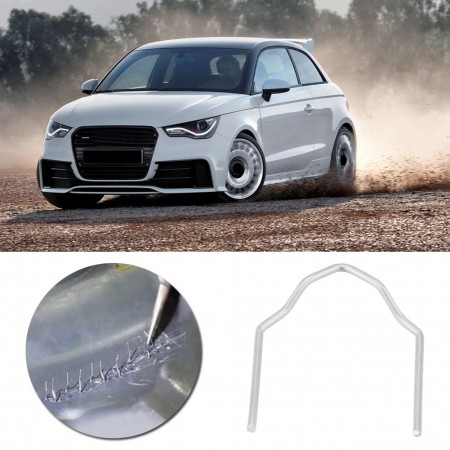 0.8mm Pinzatrice Graffette Saldatura Unghie Plastica Saldatore Kit 500pz auto