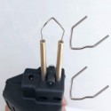 0.8mm Pinzatrice Graffette Saldatura Unghie Plastica Saldatore Kit 500pz auto