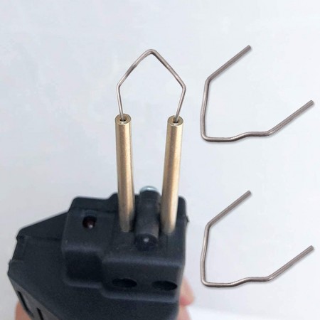 0.8mm Pinzatrice Graffette Saldatura Unghie Plastica Saldatore Kit 500pz auto