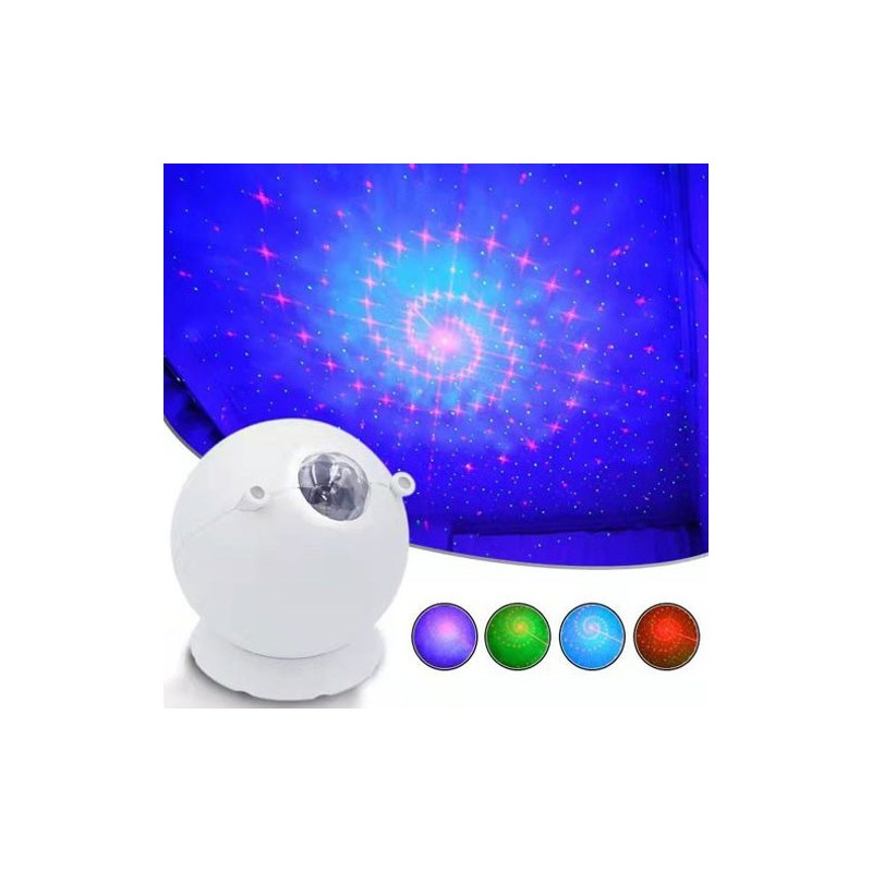 Lampada Proiettore LED Speaker Cassa Bluetooth USB effetti RGB disco DJ cavo USB