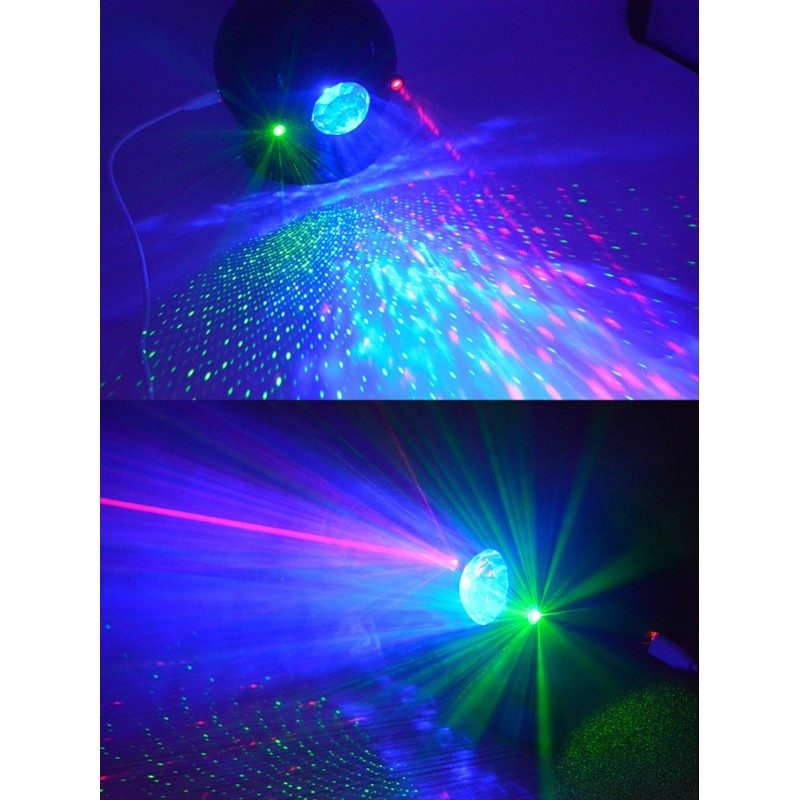 Generico Lampada Proiettore LED Speaker Cassa Bluetooth USB effetti...