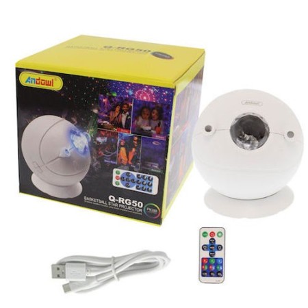 Lampada Proiettore LED Speaker Cassa Bluetooth USB effetti RGB disco DJ cavo USB