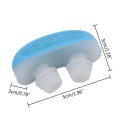 Dispositivo 2 in 1 anti russare purificatore aria silicone aiuto sonno dormire