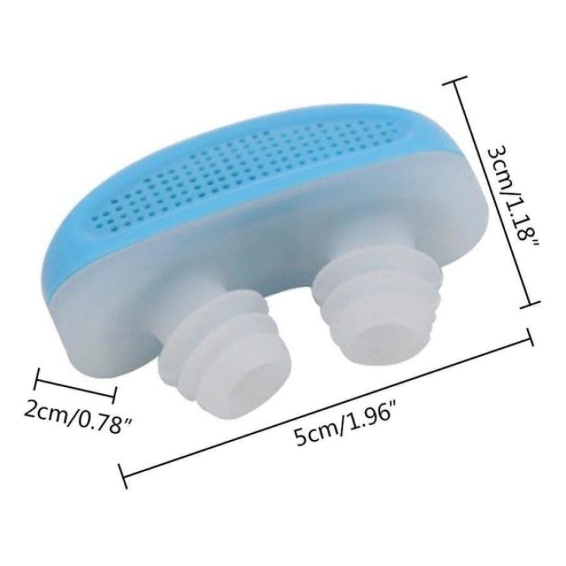 Dispositivo 2 in 1 anti russare purificatore aria silicone aiuto sonno dormire