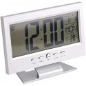 SVEGLIA OROLOGIO DATARIO DIGITALE TERMOMETRO DISPLAY LCD ILLUMINAZIONE COMODINO