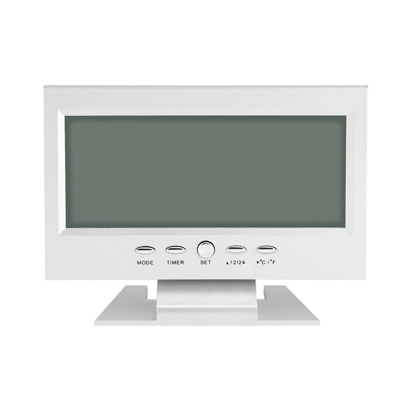 Hongu SVEGLIA OROLOGIO DATARIO DIGITALE TERMOMETRO DISPLAY LCD ILLU...
