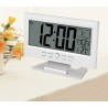 Hongu SVEGLIA OROLOGIO DATARIO DIGITALE TERMOMETRO DISPLAY LCD ILLU...