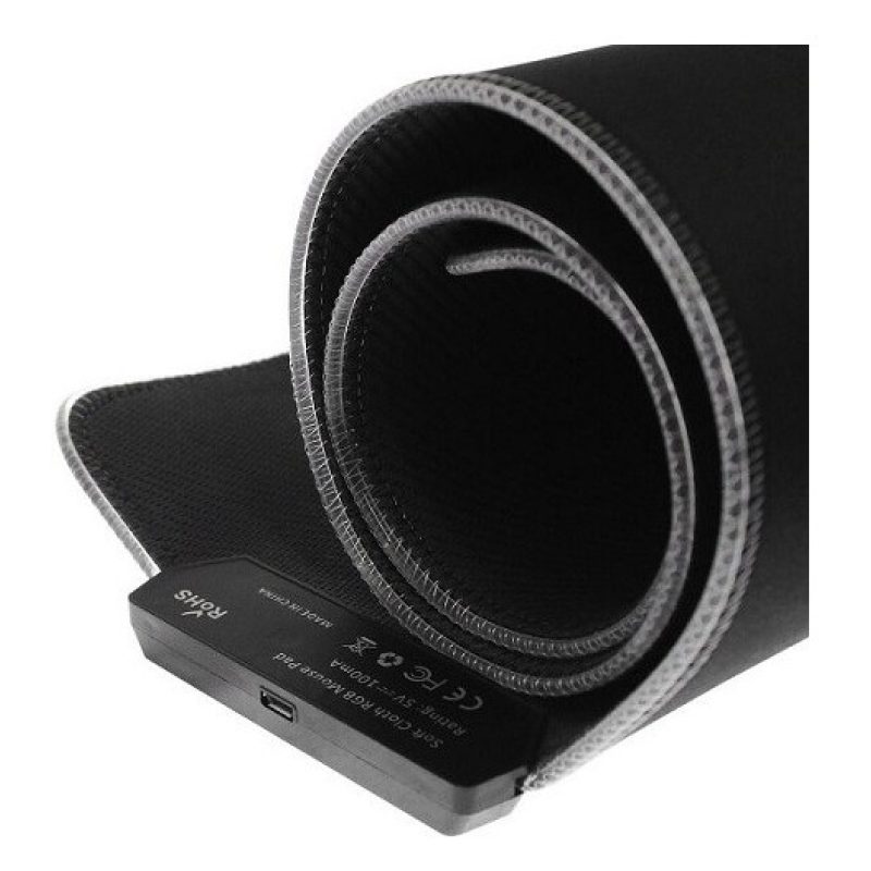 Hongu Tappetino mouse tappeto XXL RGB mousepad 900x400 mm led cambi...