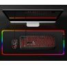 Hongu Tappetino mouse tappeto XXL RGB mousepad 900x400 mm led cambi...