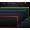 Hongu Tappetino mouse tappeto XXL RGB mousepad 900x400 mm led cambi...