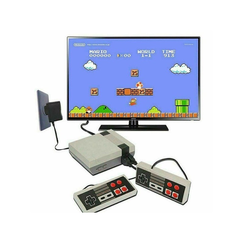 CONSOLE RETRO MINI GIOCHI CLASSICI 620 IN 1 CON 2 CONTROLLER ANNI '80 '90 ARCADE