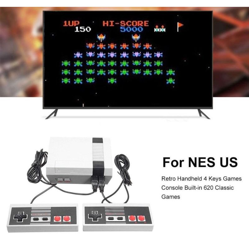Hongu CONSOLE RETRO MINI GIOCHI CLASSICI 620 IN 1 CON 2 CONTROLLER ...