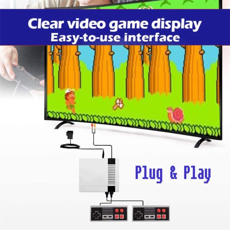 Hongu CONSOLE RETRO MINI GIOCHI CLASSICI 620 IN 1 CON 2 CONTROLLER ...