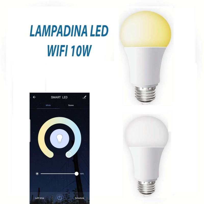 DRIWEI LAMPADINA SMART LED WIFI E27 10W 2700 6400K DIMMERABILE IOS ...