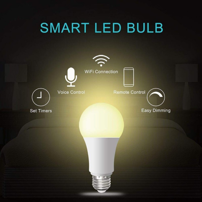 DRIWEI LAMPADINA SMART LED WIFI E27 10W 2700 6400K DIMMERABILE IOS ...