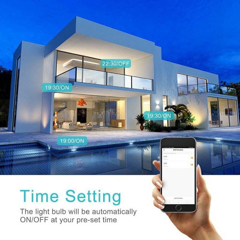DRIWEI LAMPADINA SMART LED WIFI E27 10W 2700 6400K DIMMERABILE IOS ...