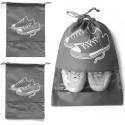 3x BORSA Sacchi SACCA PORTA SCARPE PORTASCARPE VIAGGIO SPORT coulisse 43x32cm