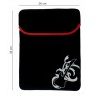 Sacca porta pc in neoprene 13" pollici con decoro chitarra laptop computer