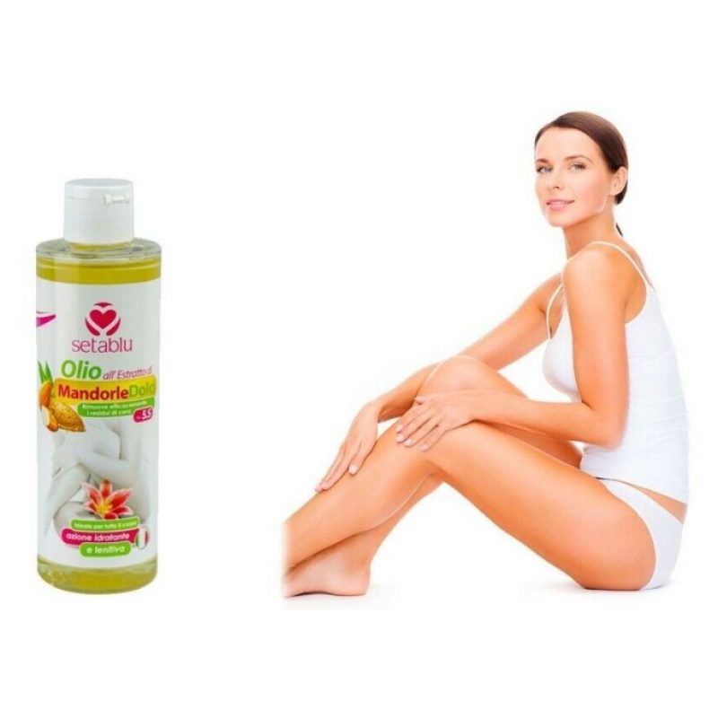 Setablu Olio di mandorle dolci 2 flaconi da 200ml olio per tutto il...