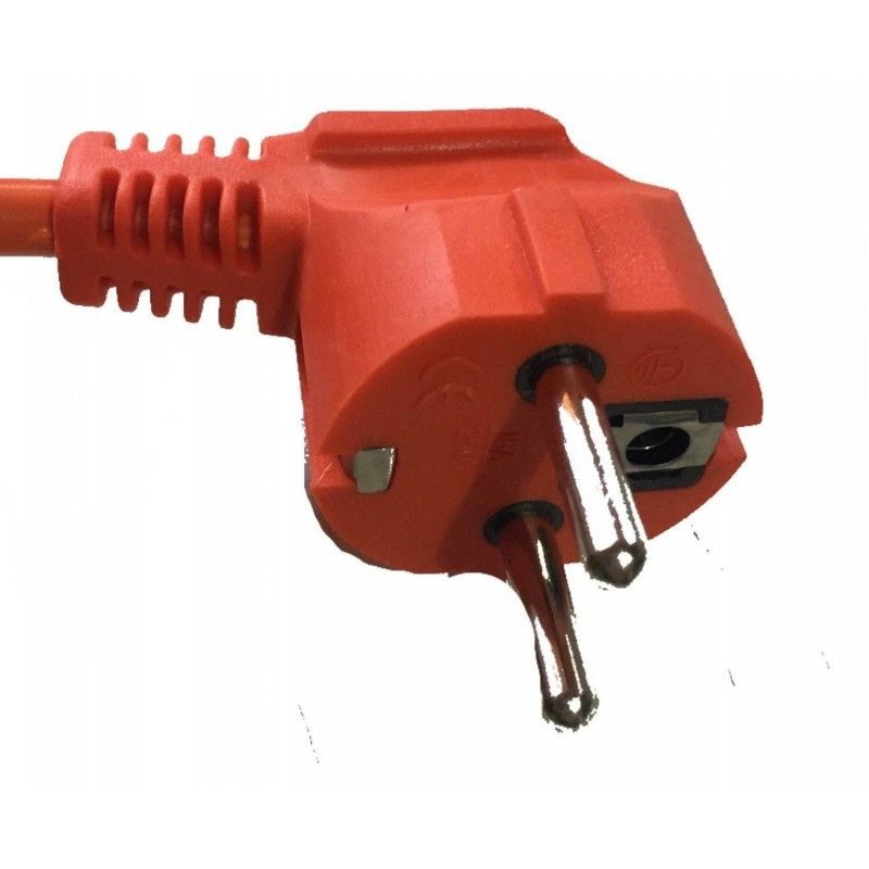 Cavo prolunga corrente elettrica giardino da esterni schuko 30 metri - Arancione