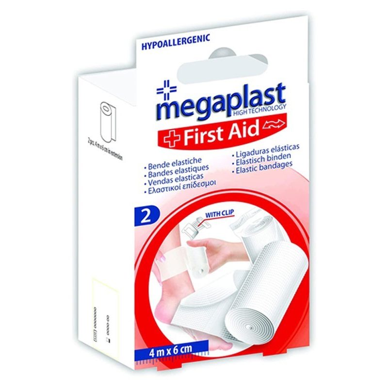 Megaplast 10X Benda coesiva compressiva elastica COTONE Bende 4mx6c...