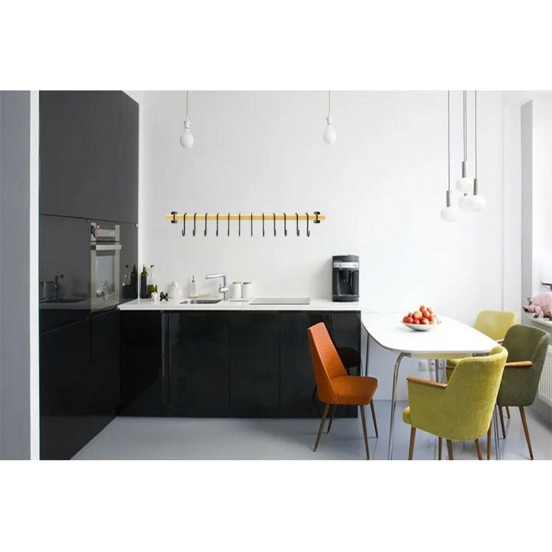 Gicos BARRA CUCINA 60 CM PARETE PORTA UTENSILI CUCINA ACCESSORI BAG...