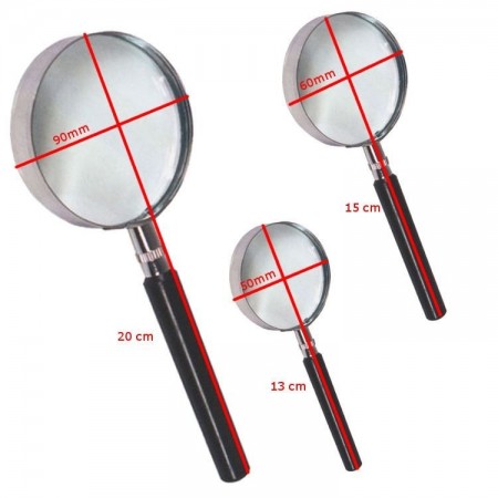 Lenti d'ingrandimento varie dimensioni lente gradiente lettura ingrandimento