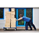 2 Ruote piroettanti carrello girevole rotella 75mm Piastra Di Fissaggio in gomma