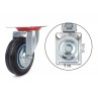 Hongu Ruota piroettanti carrello girevole rotella 100mm 360° piastr...