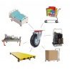 Hongu Ruota piroettanti carrello girevole rotella 100mm 360° piastr...