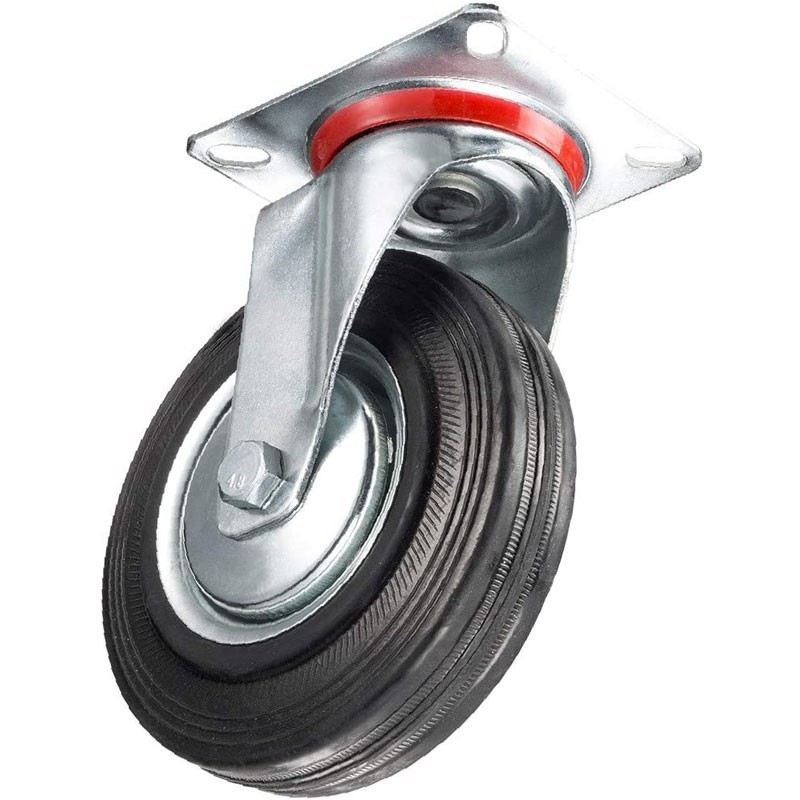 Hongu Ruota piroettanti carrello girevole rotella 125mm 360° piastr...