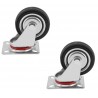 Hongu Ruota piroettanti carrello girevole rotella 160mm 360° piastr...
