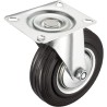 2 Ruote piroettanti carrello girevole rotella 200mm Piastra Di Fiss...