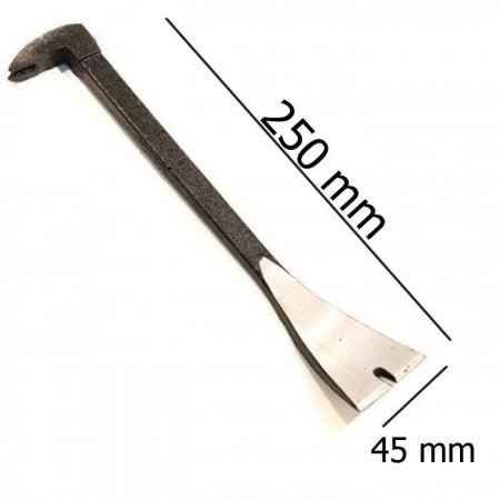 Leverino da carpentiere 250 mm acciaio piede di porco ferro multifunzione
