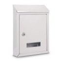Cassetta Postale in Metallo Posta Parete Porta Lettere Esterno Buca Casa Chiave