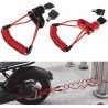 Hongu BLOCCA DISCO CON CORDINO DA 120 CM BLOCCADISCO MOTO SCOOTER R...