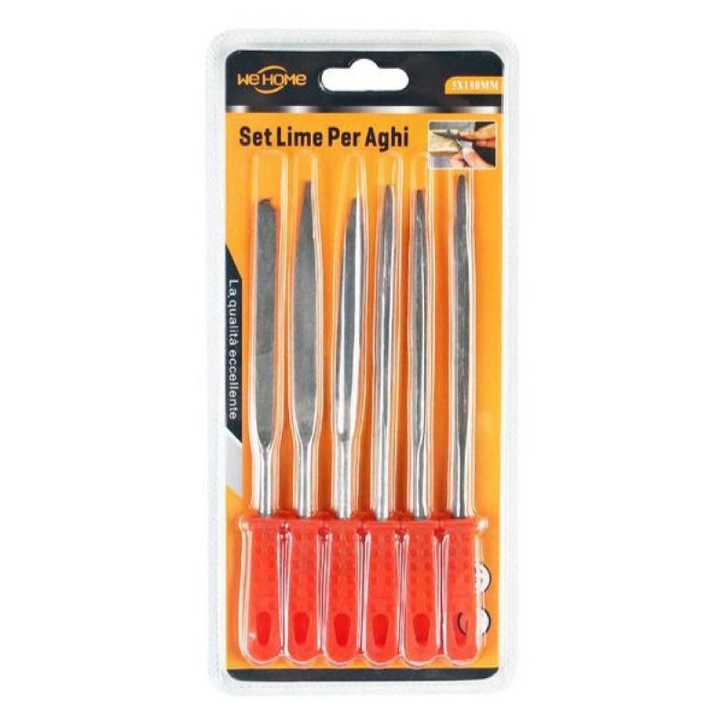 Hongu Set da 6 mini lime ad ago per ferro legno lunghezza di 165mm ...