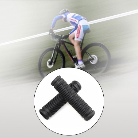 6 MANOPOLE ERGONOMICHE GOMMA BICI MOUNTAIN BIKE ANTISCIVOLO ATTACCO UNIVERSALE