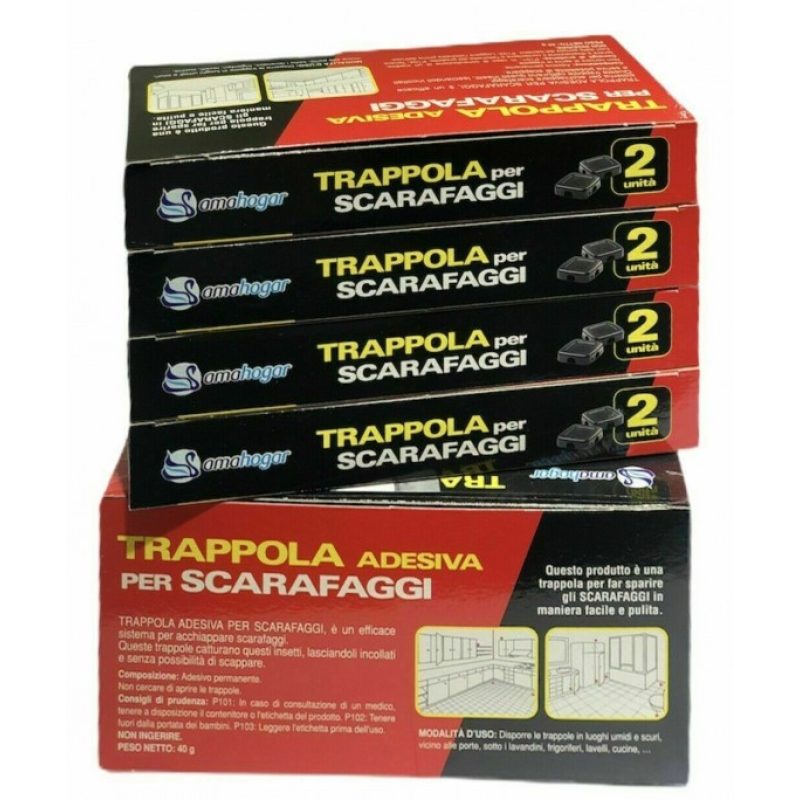 Amahogar Nido Trappola Adesiva Per Scarafaggi Esca Insetti Adescant...