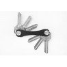 Portachiavi organizzatore 12 chiavi metallo nero pieghevole portatile