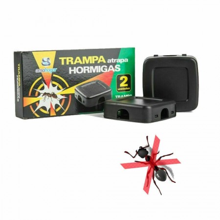 NIDO TRAPPOLA ADESIVA PER FORMICHE ESCA INSETTI ADESCANTE FORMICHE 6 PEZZI