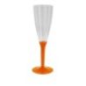 Hongu 18 FLUTE IN PLASTICA CALICE PER CHAMPAGNE SPUMANTE PROSECCO T...