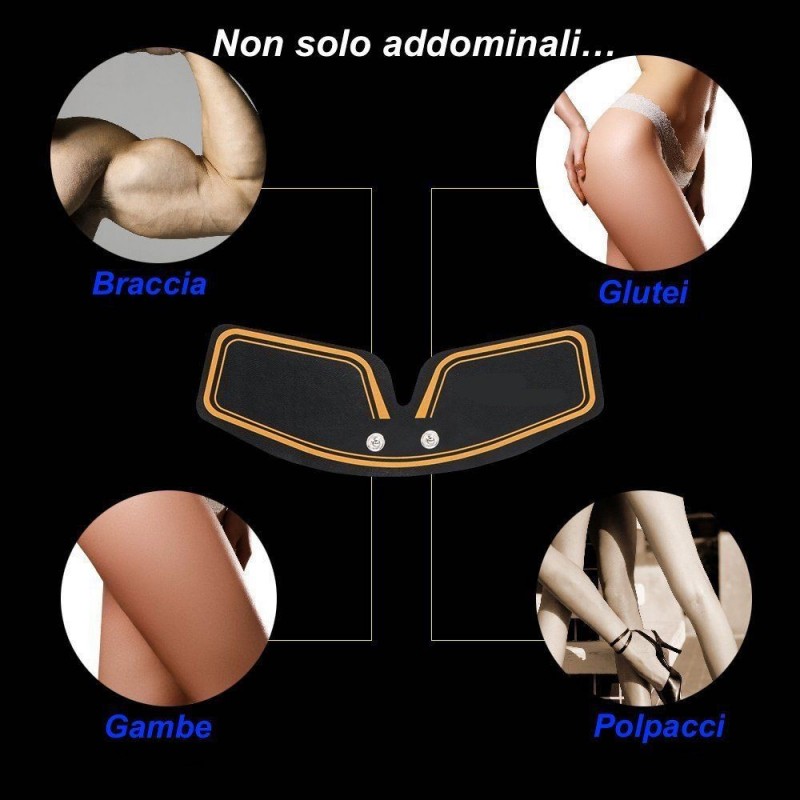 EMS Elettro stimolatore wireless con telecomando addominali gamme glutei fitness